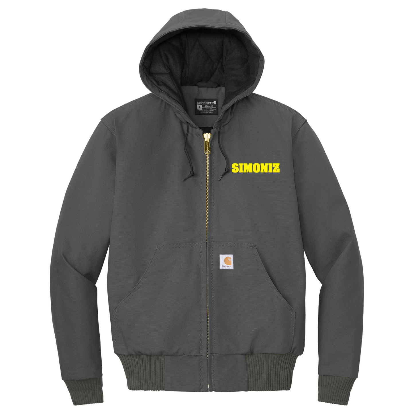 Carhartt® Tall Quilted-Flannel-Lined Duck Active Jac CTT106677 - Embroidery