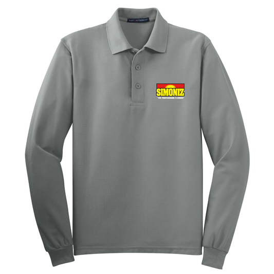 Port Authority® Silk Touch™ Long Sleeve Polo K500LS - Janitorial