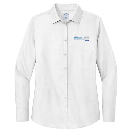 Brooks Brothers® Women’s Wrinkle-Free Stretch Nailhead Shirt BB18003 - DTF Glass Coat