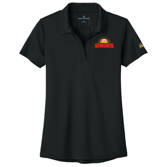 Brooks Brothers® Women’s Mesh Pique Performance Polo BB18221 - Embroidery Car Wash Logo