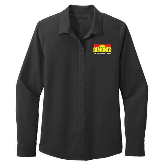 Port Authority® Women's Long Sleeve Performance Staff Shirt LW401 - Janitorial