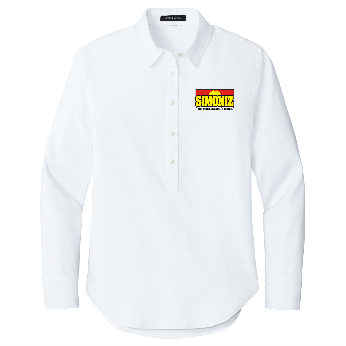 Mercer+Mettle® Women’s Long Sleeve Modern Oxford Shirt MM2003 - Janitorial