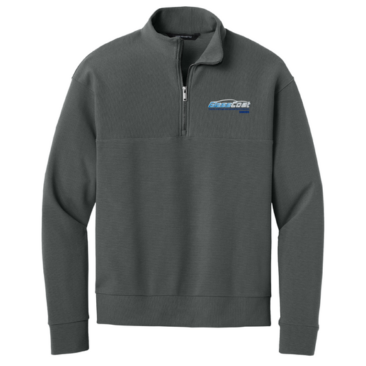 Mercer+Mettle® Linear Texture 1/4-Zip MM3040 - DTF Glass Coat