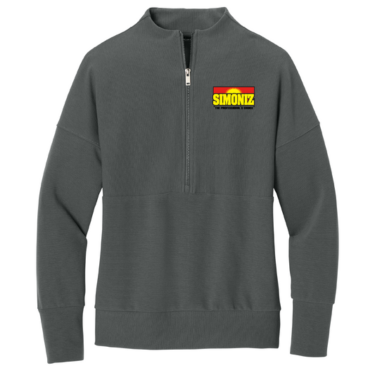 Mercer+Mettle® Women’s Linear Texture 1/4-Zip MM3041 - Janitorial