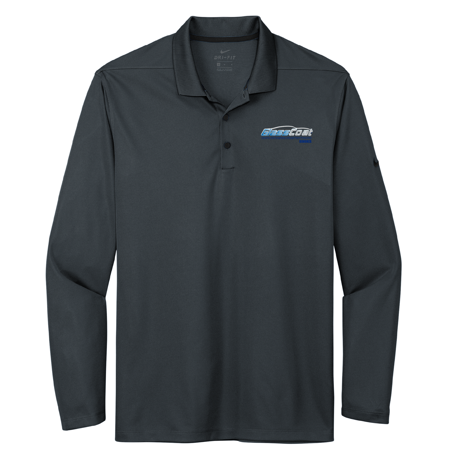 Nike Dri-FIT Micro Pique 2.0 Long Sleeve Polo NKDC2104 - DTF Glass Coat