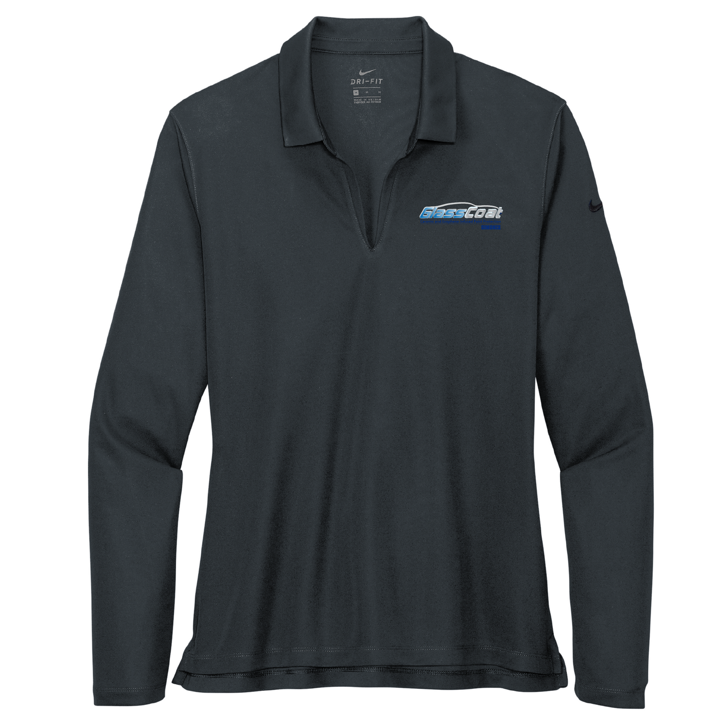 Nike Women's Dri-FIT Micro Pique 2.0 Long Sleeve Polo NKDC2105 - DTF Glass Coat