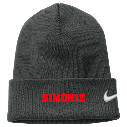 Nike Team Cuffed Beanie NKFB6539 - Anthracite - Corporate Logo