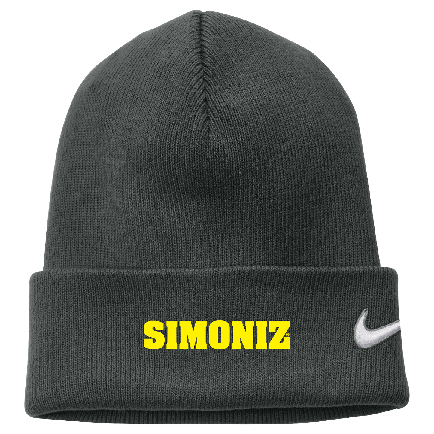 Nike Team Cuffed Beanie NKFB6539 - Anthracite - Corporate Logo