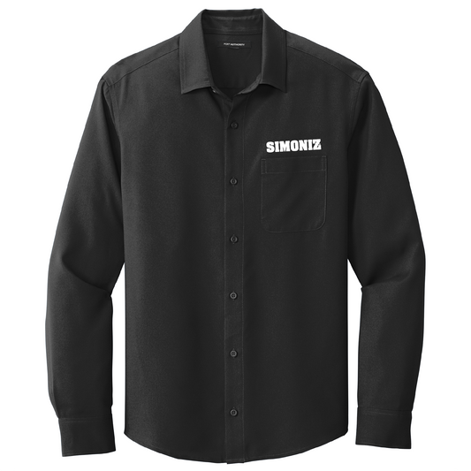 Port Authority ® Long Sleeve Performance Staff Shirt W401 - Embroidery Corporate Logo