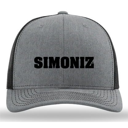 Richardson 112 Heather Grey/Black - Embroidery - Corporate Logo