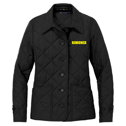 Brooks Brothers® Women’s Quilted Jacket BB18601 - Embroidery Corporate Logo
