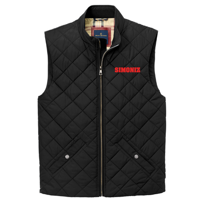 Brooks Brothers® Quilted Vest BB18602 - Embroidery Corporate Logo