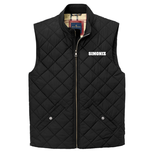 Brooks Brothers® Quilted Vest BB18602 - Embroidery Corporate Logo
