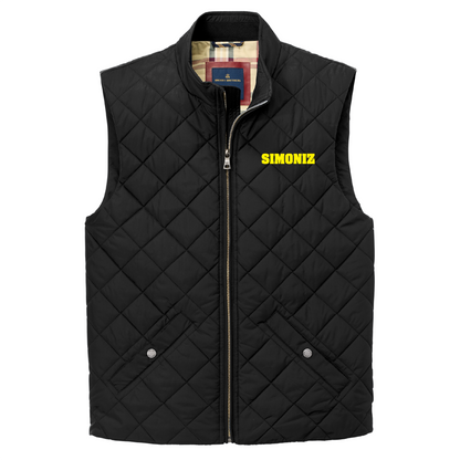 Brooks Brothers® Quilted Vest BB18602 - Embroidery Corporate Logo