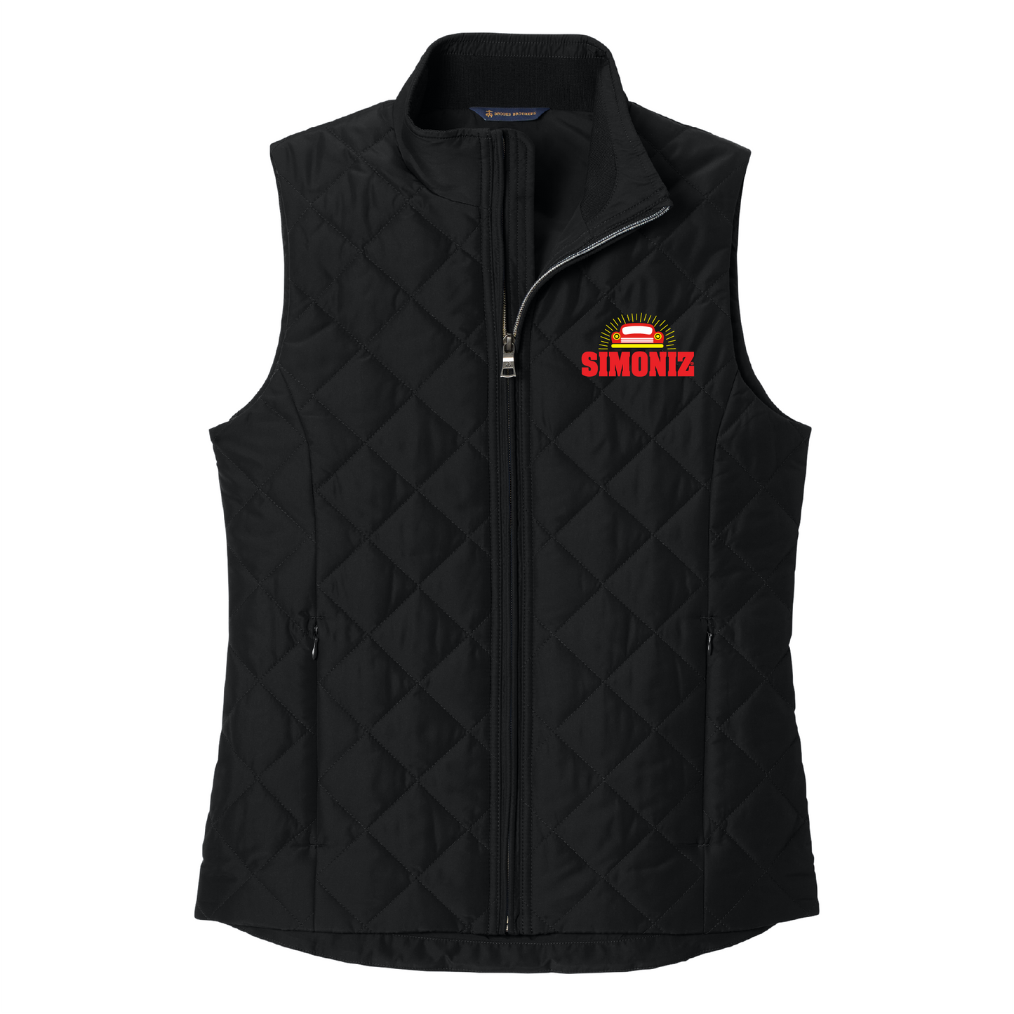 Brooks Brothers® Women’s Quilted Vest BB18603 - Embroidery Car Wash