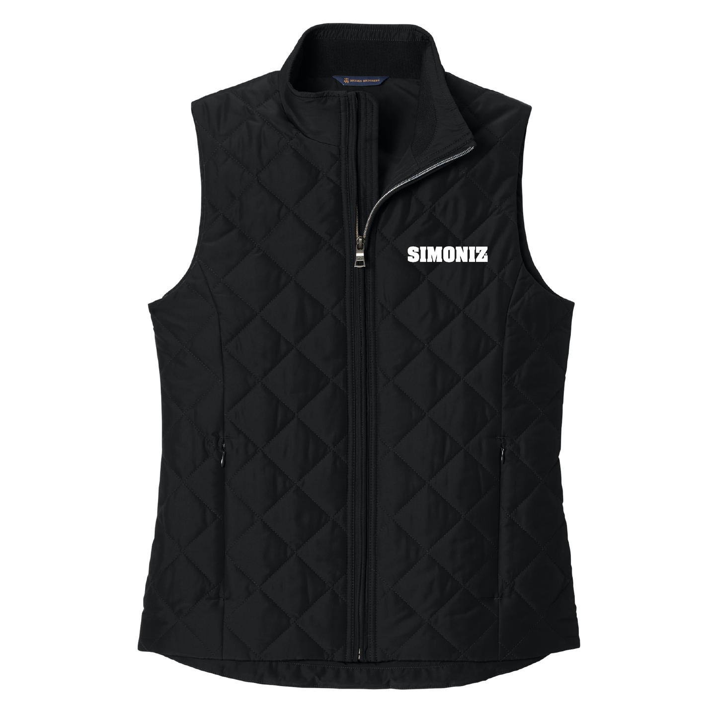 Brooks Brothers® Women’s Quilted Vest BB18603 - Embroidery Corporate Logo