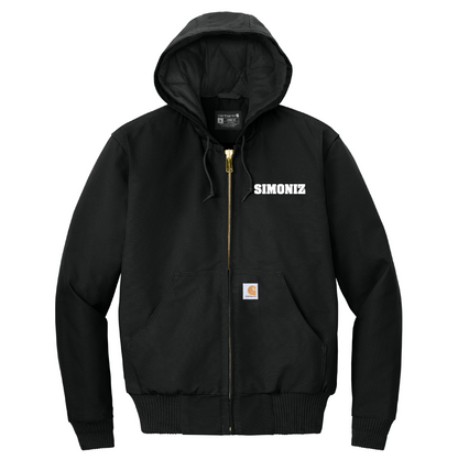 Carhartt® Quilted-Flannel-Lined Duck Active Jac CT106677 - Embroidery Corporate Logo