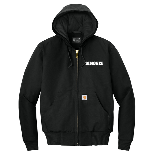 Carhartt® Quilted-Flannel-Lined Duck Active Jac CT106677 - Embroidery Corporate Logo