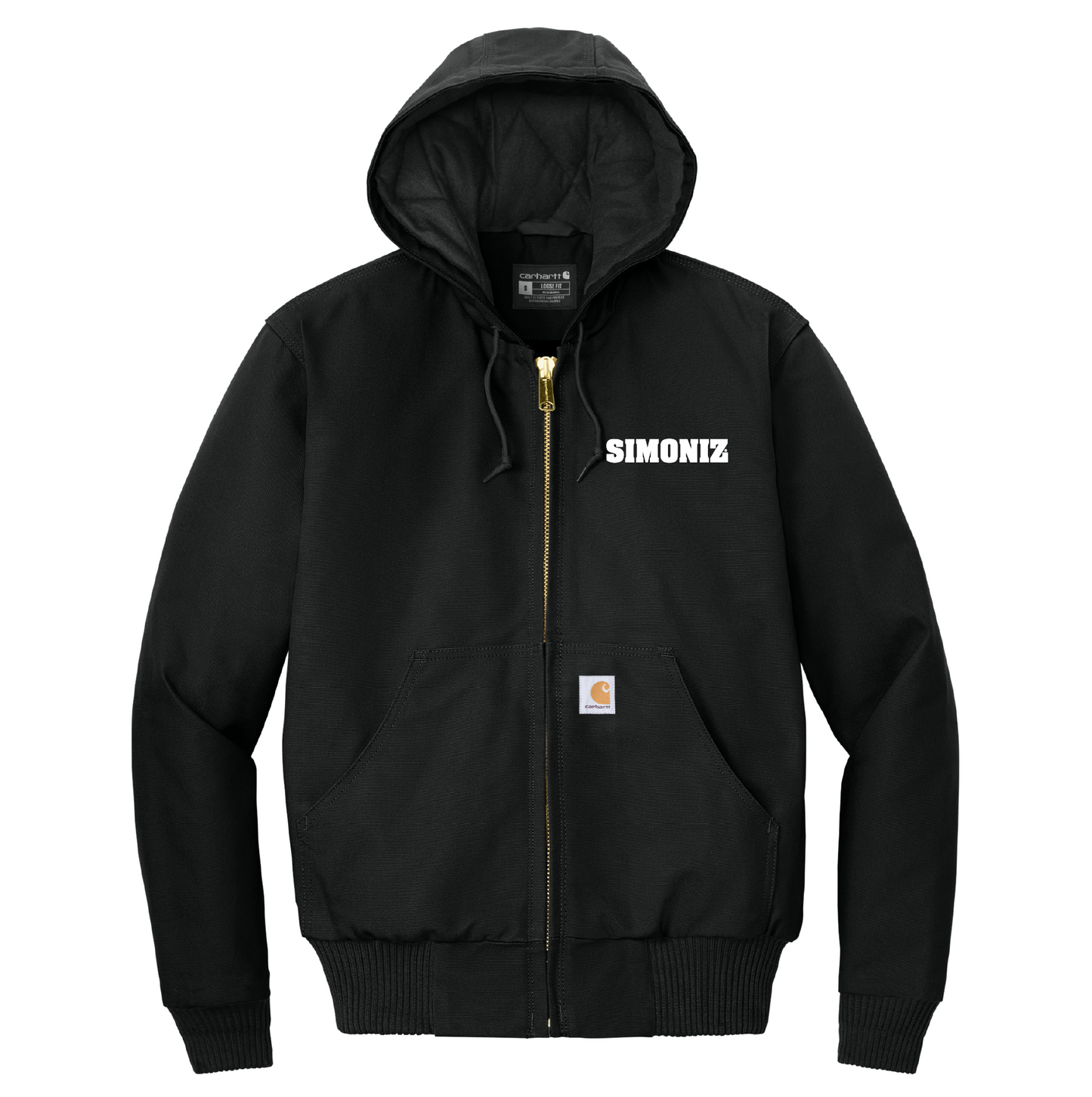 Carhartt® Tall Quilted-Flannel-Lined Duck Active Jac CTT106677 - Embroidery Corporate Logo