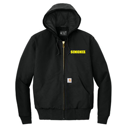 Carhartt® Quilted-Flannel-Lined Duck Active Jac CT106677 - Embroidery Corporate Logo