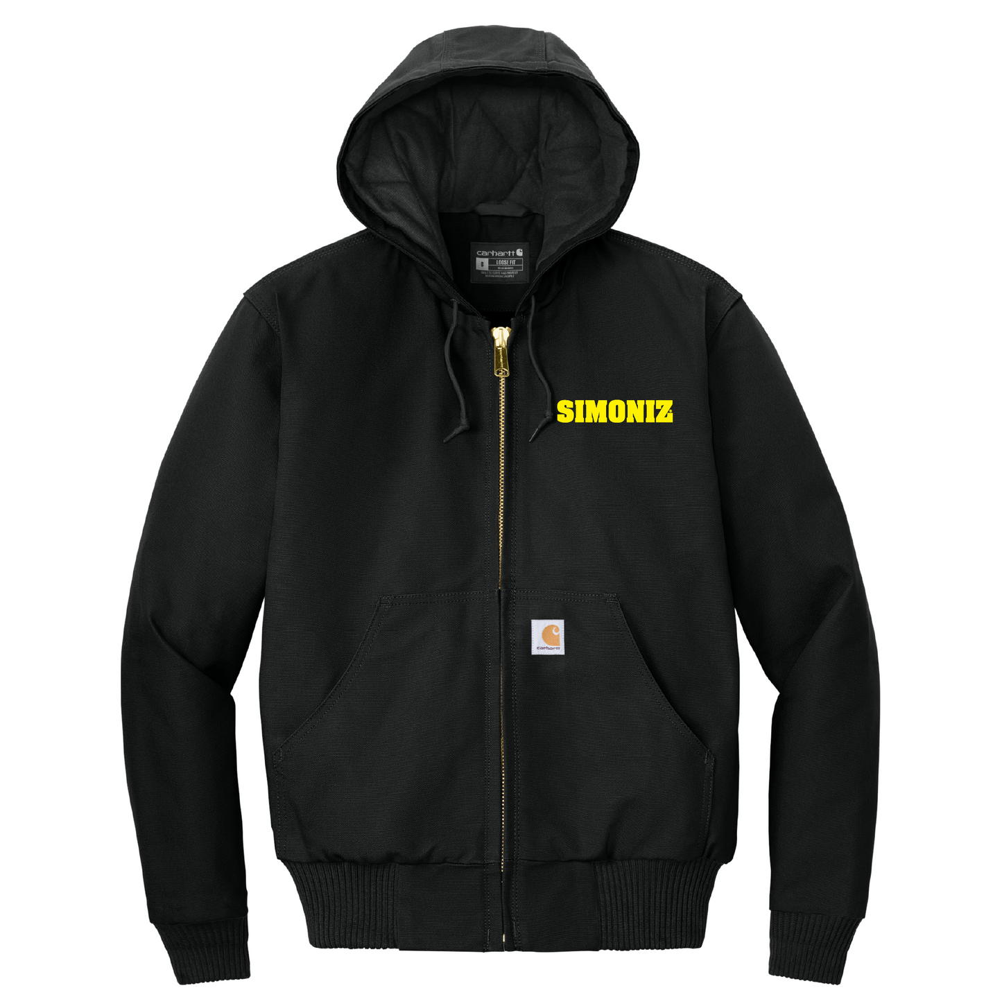 Carhartt® Tall Quilted-Flannel-Lined Duck Active Jac CTT106677 - Embroidery Corporate Logo