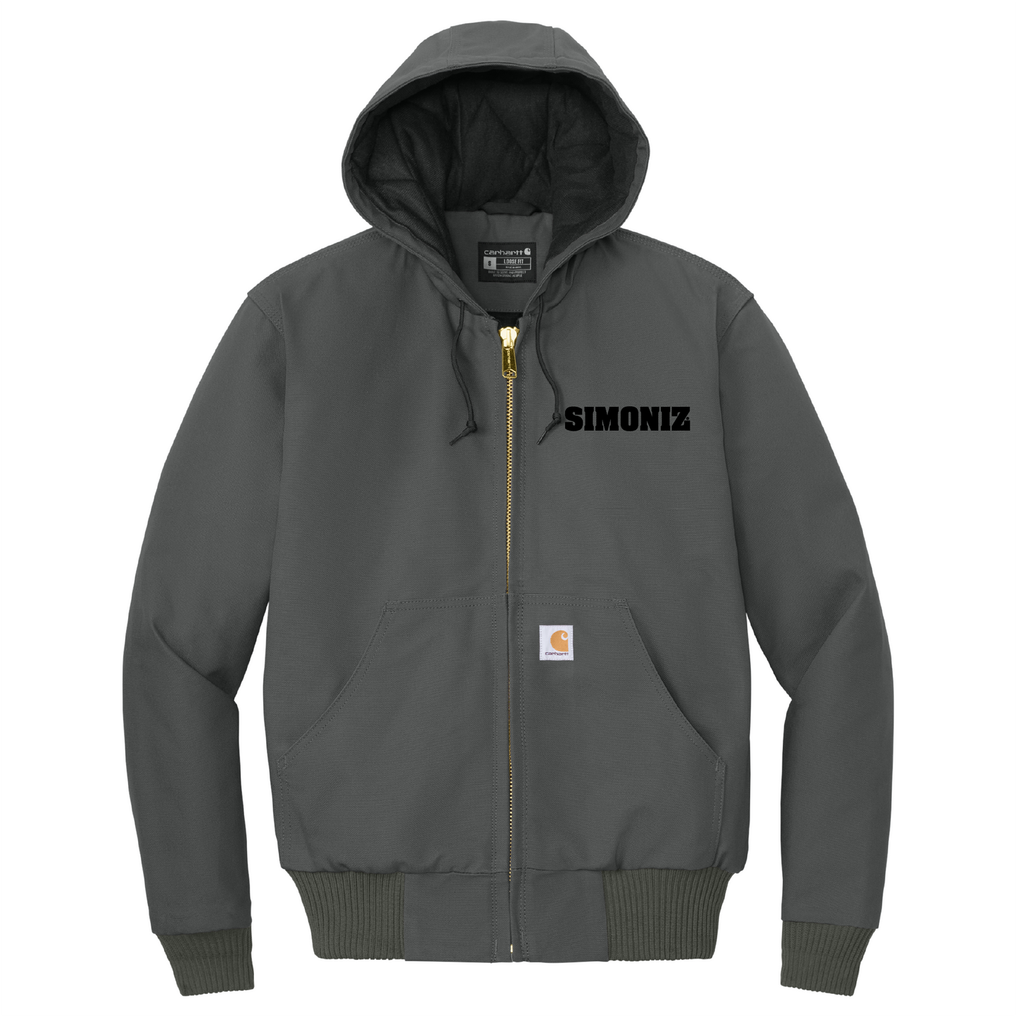 Carhartt® Tall Quilted-Flannel-Lined Duck Active Jac CTT106677 - Embroidery Corporate Logo