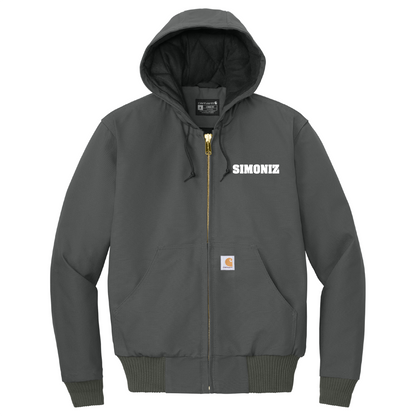 Carhartt® Quilted-Flannel-Lined Duck Active Jac CT106677 - Embroidery Corporate Logo