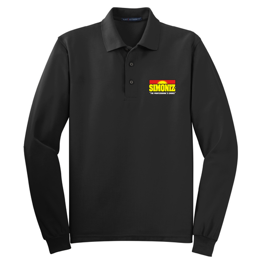 Port Authority® Silk Touch™ Long Sleeve Polo K500LS - Janitorial