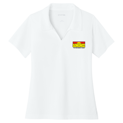 Sport-Tek® Women's Dri-Mesh® V-Neck Polo L469 - Janitorial