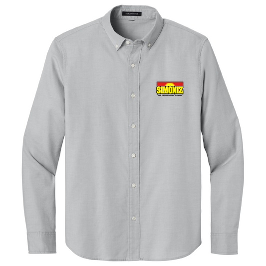 Mercer+Mettle® Long Sleeve Modern Oxford Shirt MM2002 - Janitorial
