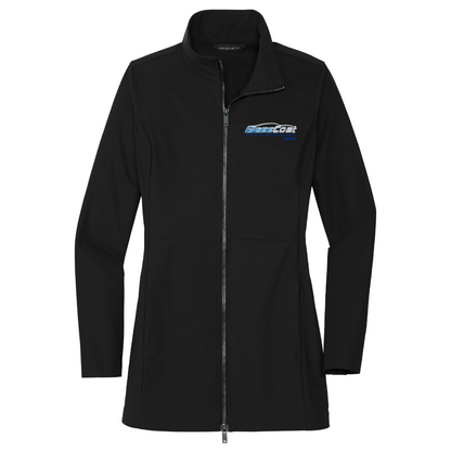 Mercer+Mettle® Women’s Faille Soft Shell MM7101 - DTF Glass Coat