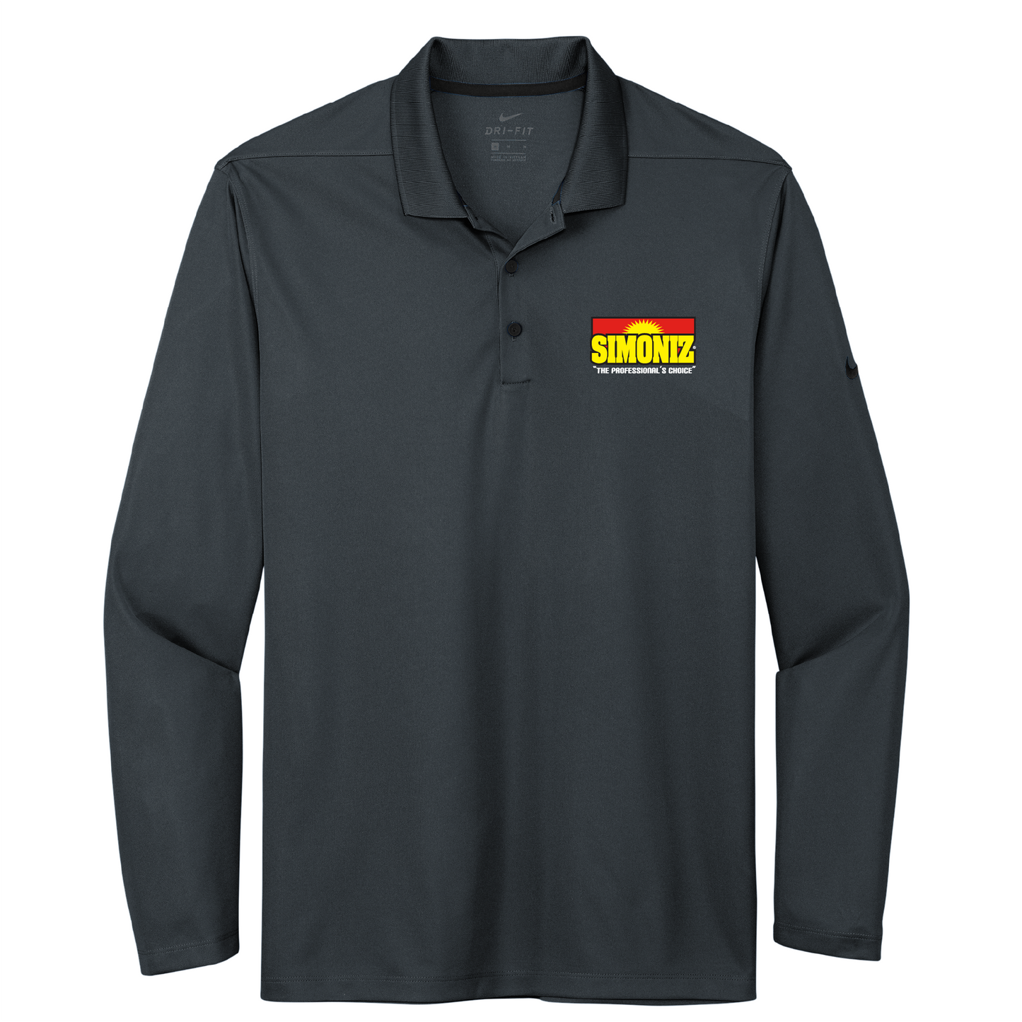 Nike Dri-FIT Micro Pique 2.0 Long Sleeve Polo NKDC2104 - Janitorial