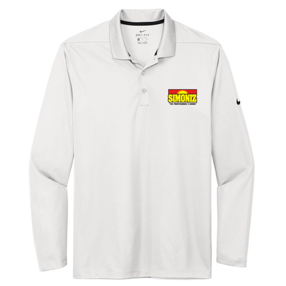 Nike Dri-FIT Micro Pique 2.0 Long Sleeve Polo NKDC2104 - Janitorial