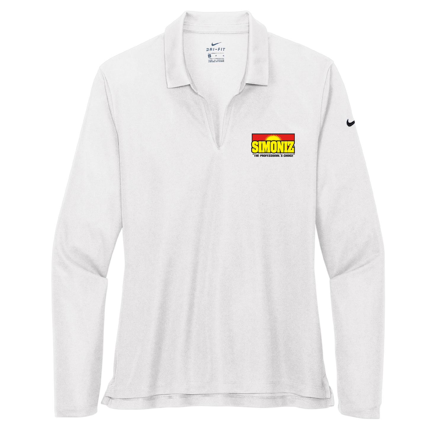 Nike Women's Dri-FIT Micro Pique 2.0 Long Sleeve Polo NKDC2105 - Janitorial