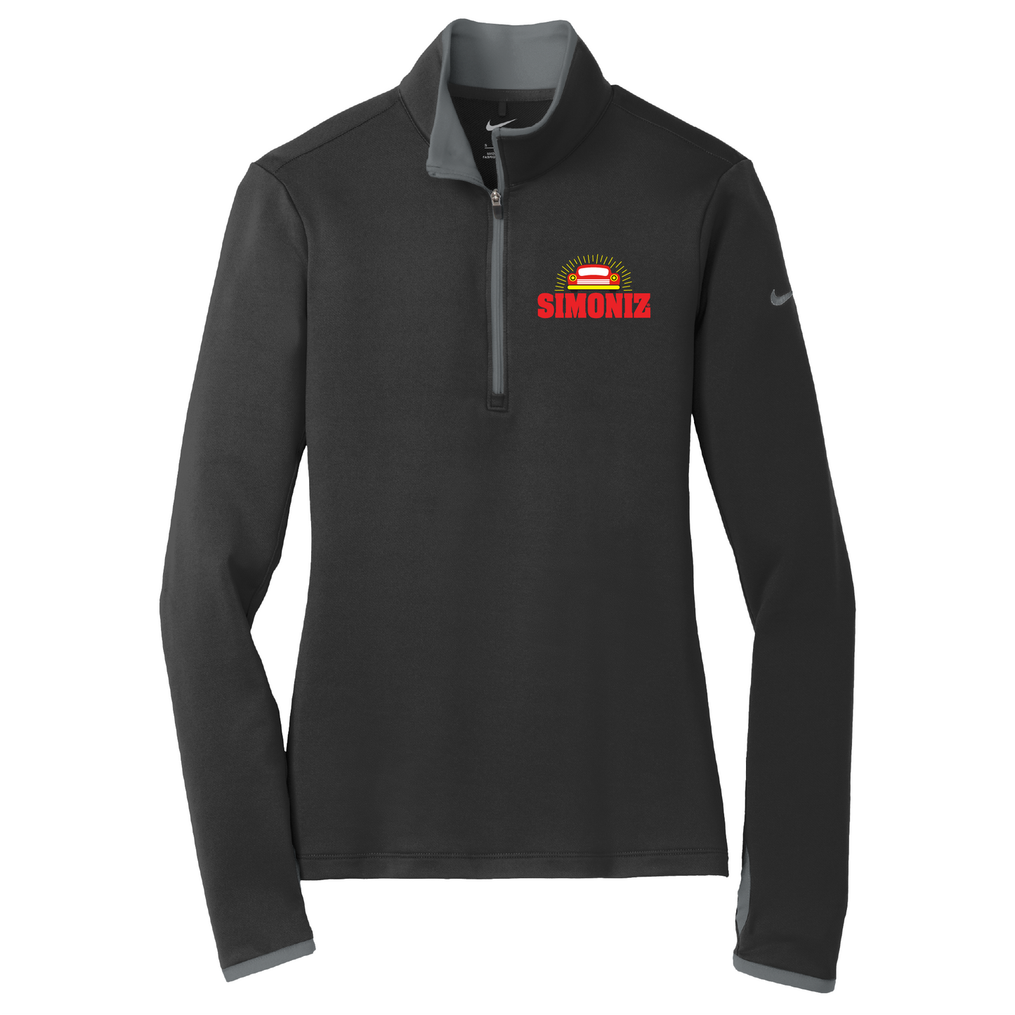 Nike Women's Dri-FIT Stretch 1/2-Zip Cover-Up 779796 - Embroidery Car Wash