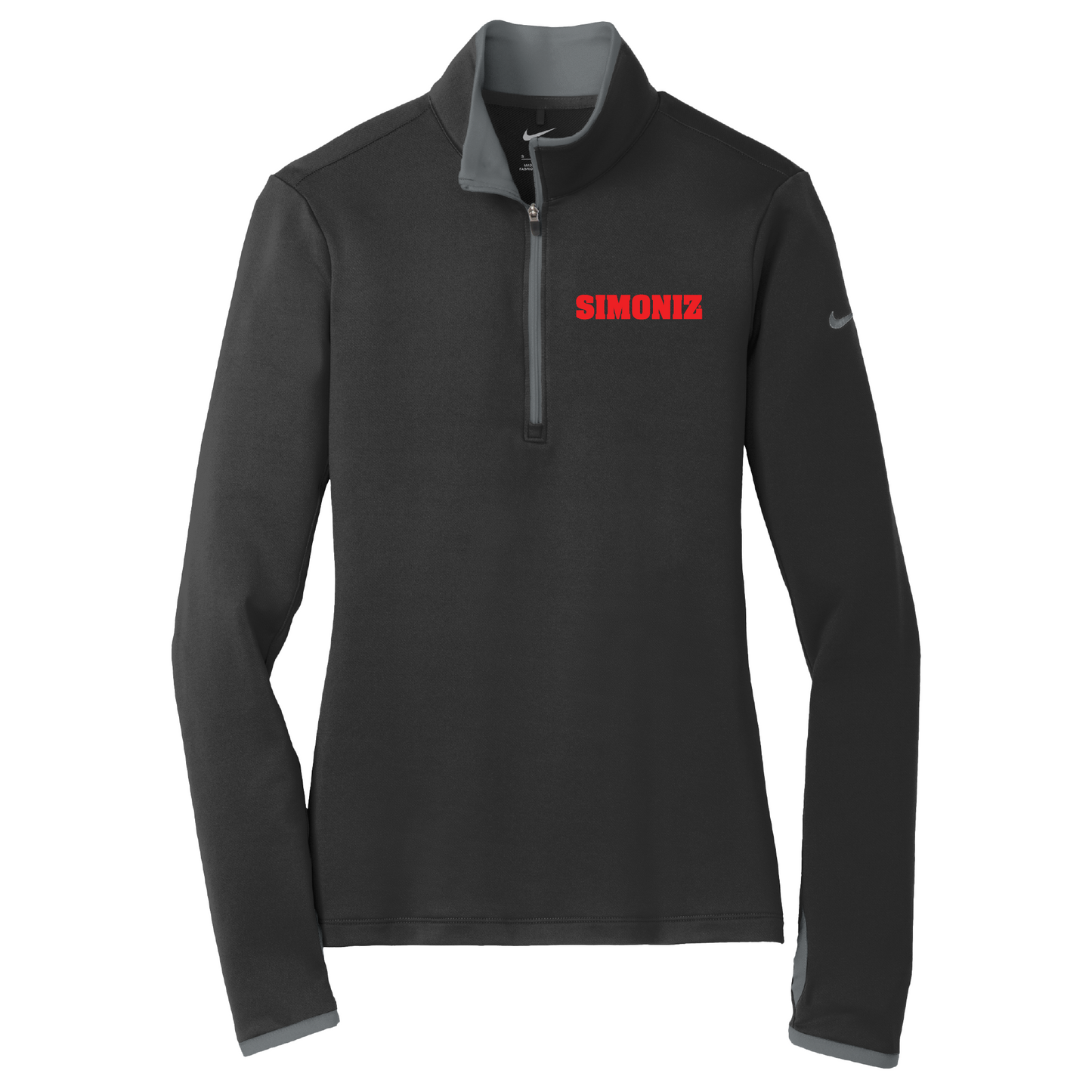 Nike Women's Dri-FIT Stretch 1/2-Zip Cover-Up 779796 - Embroidery Corporate Logo