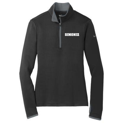 Nike Women's Dri-FIT Stretch 1/2-Zip Cover-Up 779796 - Embroidery Corporate Logo