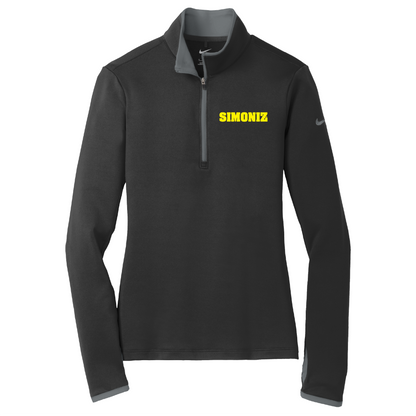 Nike Women's Dri-FIT Stretch 1/2-Zip Cover-Up 779796 - Embroidery Corporate Logo