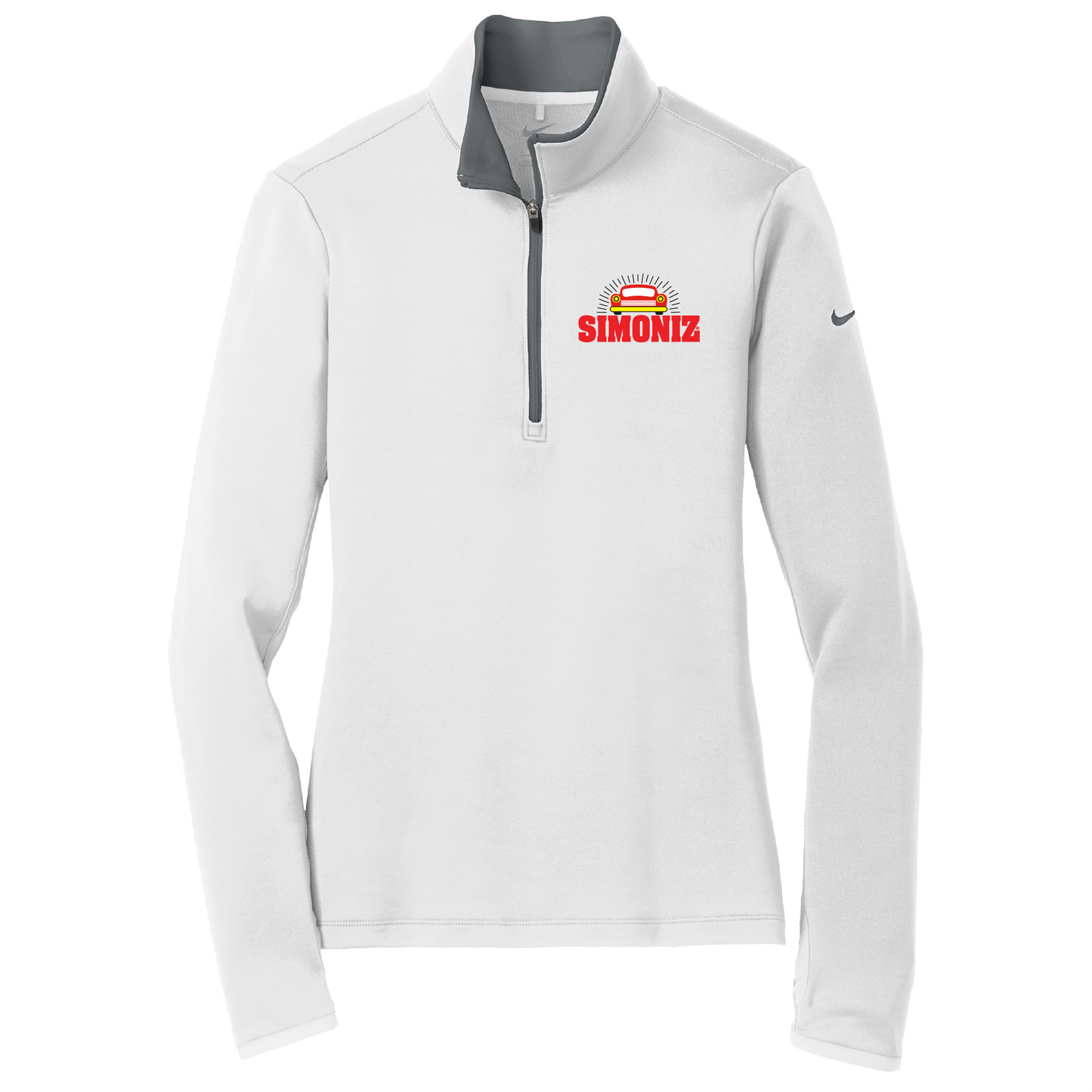 Nike Women's Dri-FIT Stretch 1/2-Zip Cover-Up 779796 - Embroidery Car Wash