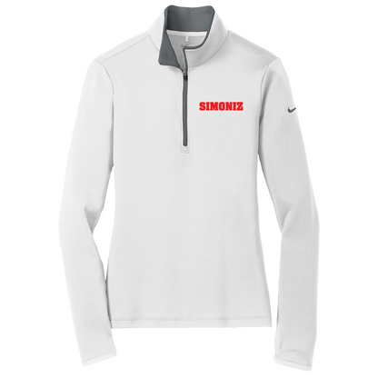 Nike Women's Dri-FIT Stretch 1/2-Zip Cover-Up 779796 - Embroidery Corporate Logo