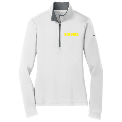 Nike Women's Dri-FIT Stretch 1/2-Zip Cover-Up 779796 - Embroidery Corporate Logo