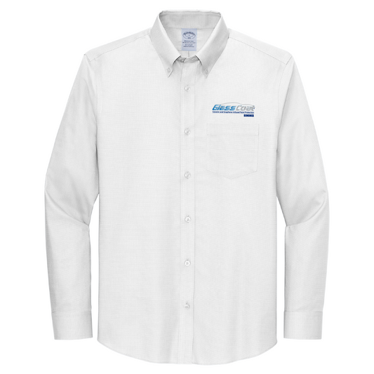 Brooks Brothers® Wrinkle-Free Stretch Nailhead Shirt BB18002 - DTF Glass Coat
