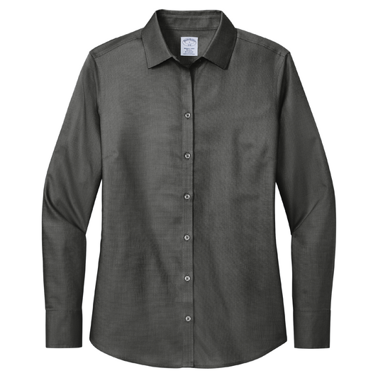 Brooks Brothers® Women’s Wrinkle-Free Stretch Nailhead Shirt BB18003 - Embroidery