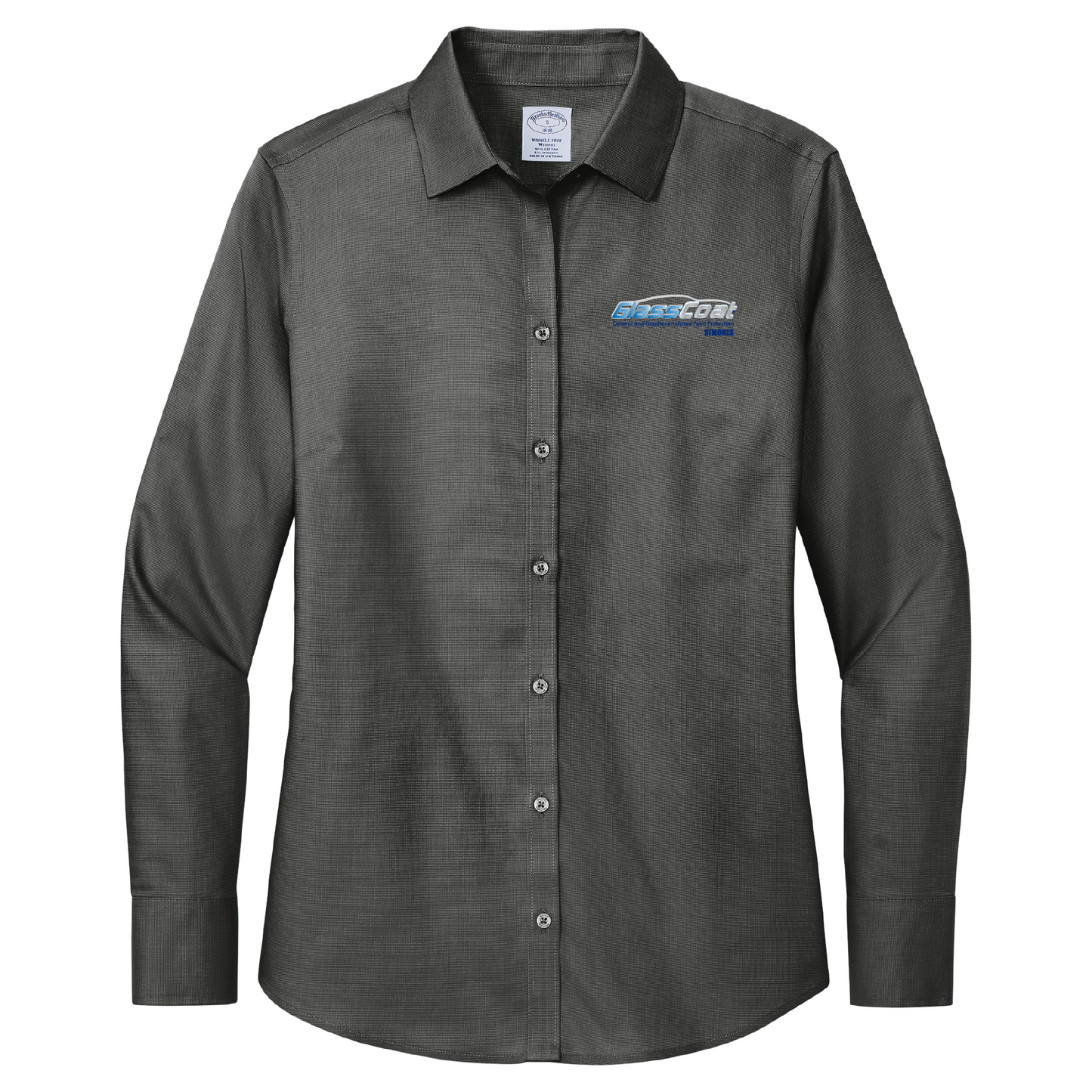 Brooks Brothers® Women’s Wrinkle-Free Stretch Nailhead Shirt BB18003 - DTF Glass Coat