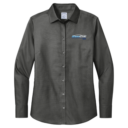 Brooks Brothers® Women’s Wrinkle-Free Stretch Nailhead Shirt BB18003 - DTF Glass Coat