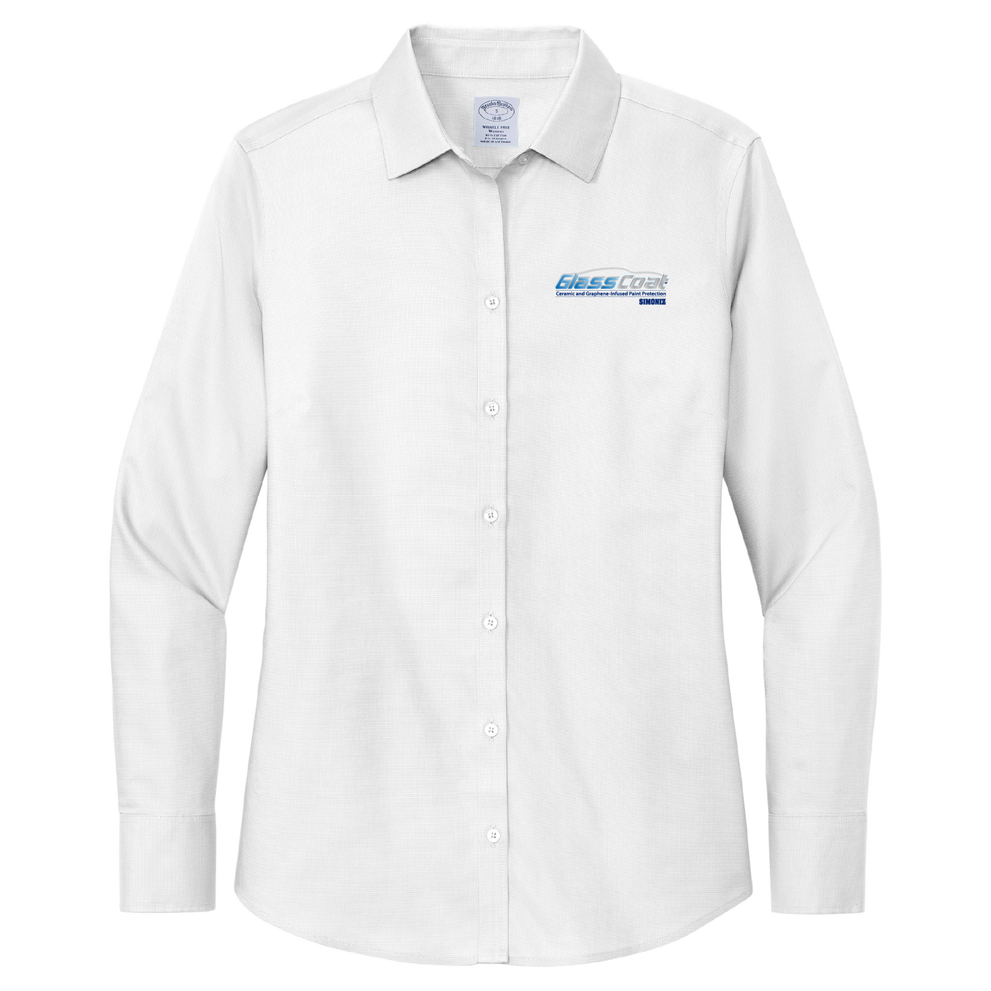 Brooks Brothers® Women’s Wrinkle-Free Stretch Nailhead Shirt BB18003 - DTF Glass Coat