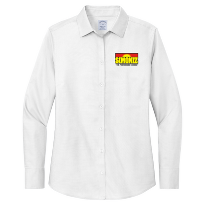 Brooks Brothers® Women’s Wrinkle-Free Stretch Nailhead Shirt BB18003 - Janitorial