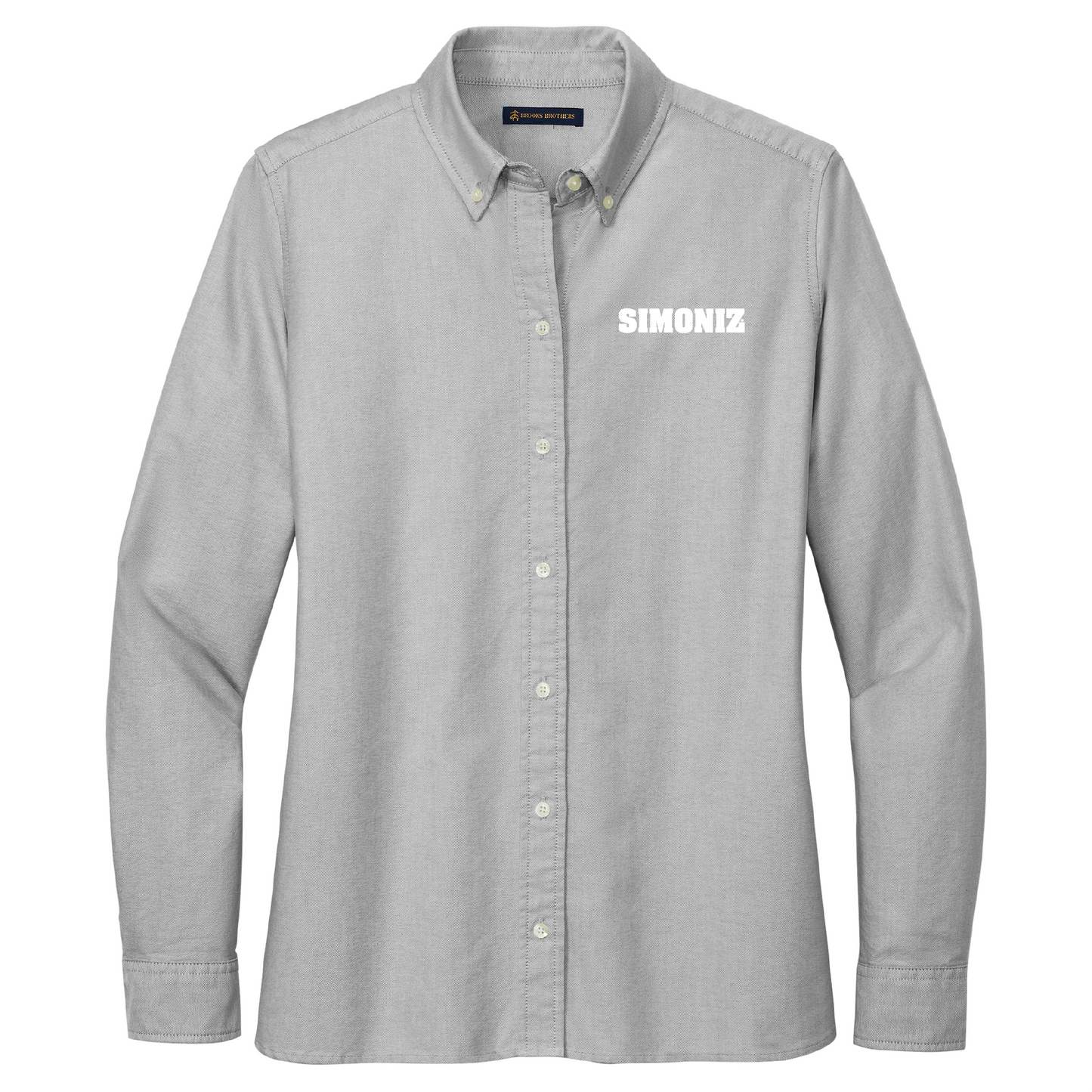 Brooks Brothers® Women’s Casual Oxford Cloth Shirt BB18005 - Embroidery Corporate Logo
