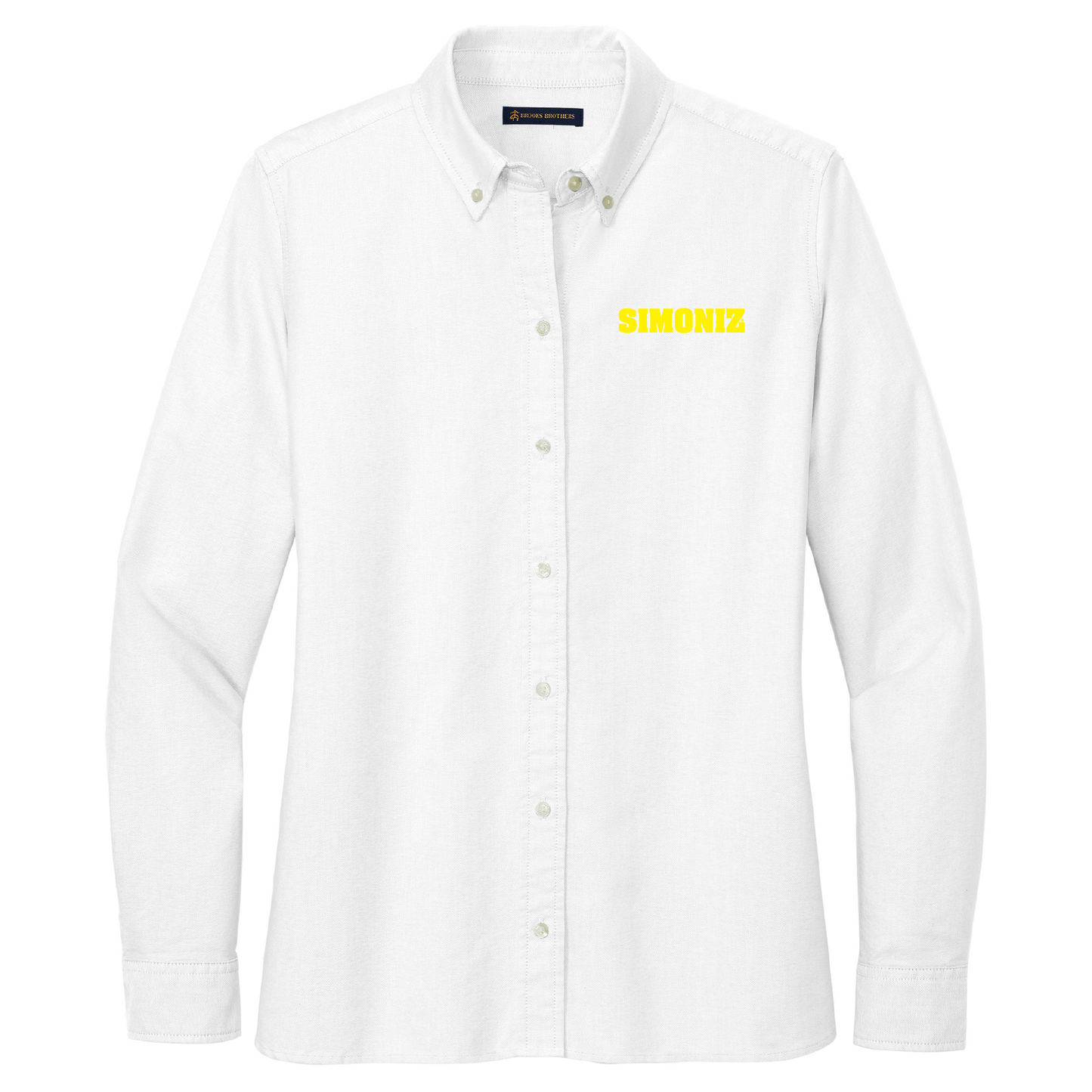 Brooks Brothers® Women’s Casual Oxford Cloth Shirt BB18005 - Embroidery Corporate Logo