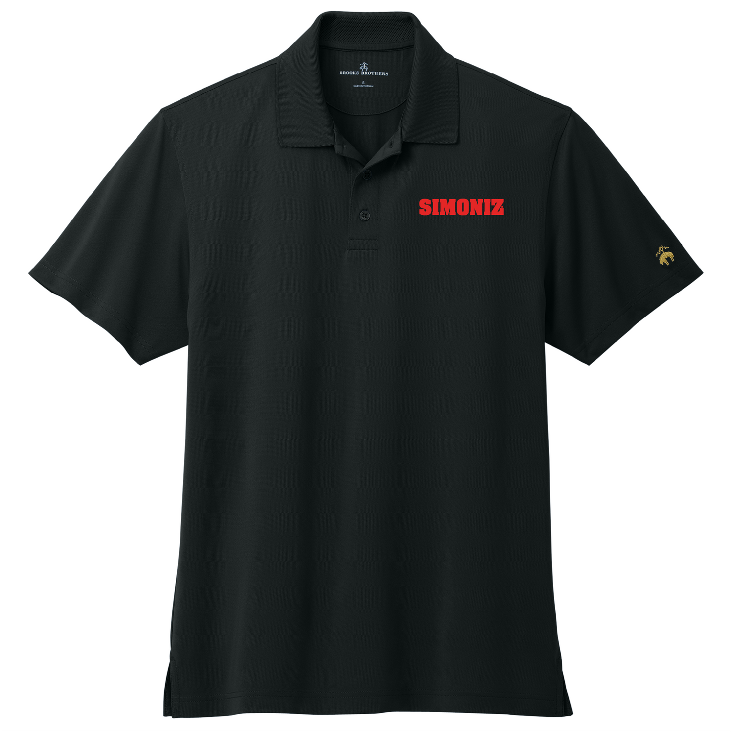 Brooks Brothers® Mesh Pique Performance Polo BB18220 - Embroidery Corporate Logo